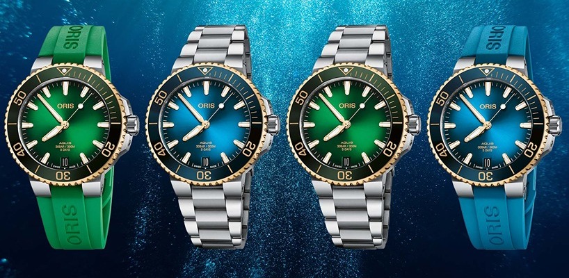 Oris Launches New Aquis Calibre 400 Bicolour Watches